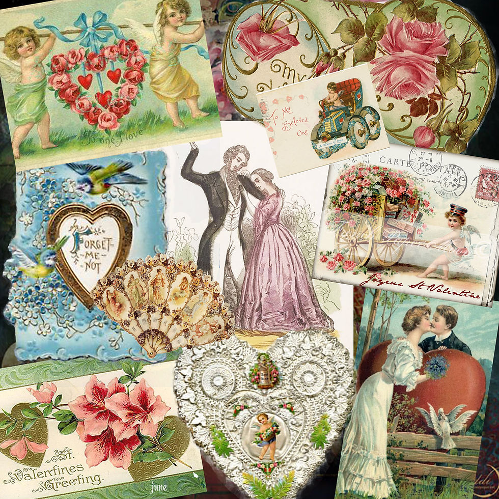 Valentine's Postcard Art Exchange