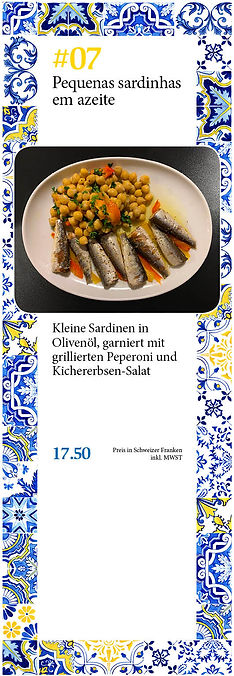 Festival da Sardinha in der Lisboa Winebar Bassersdorf