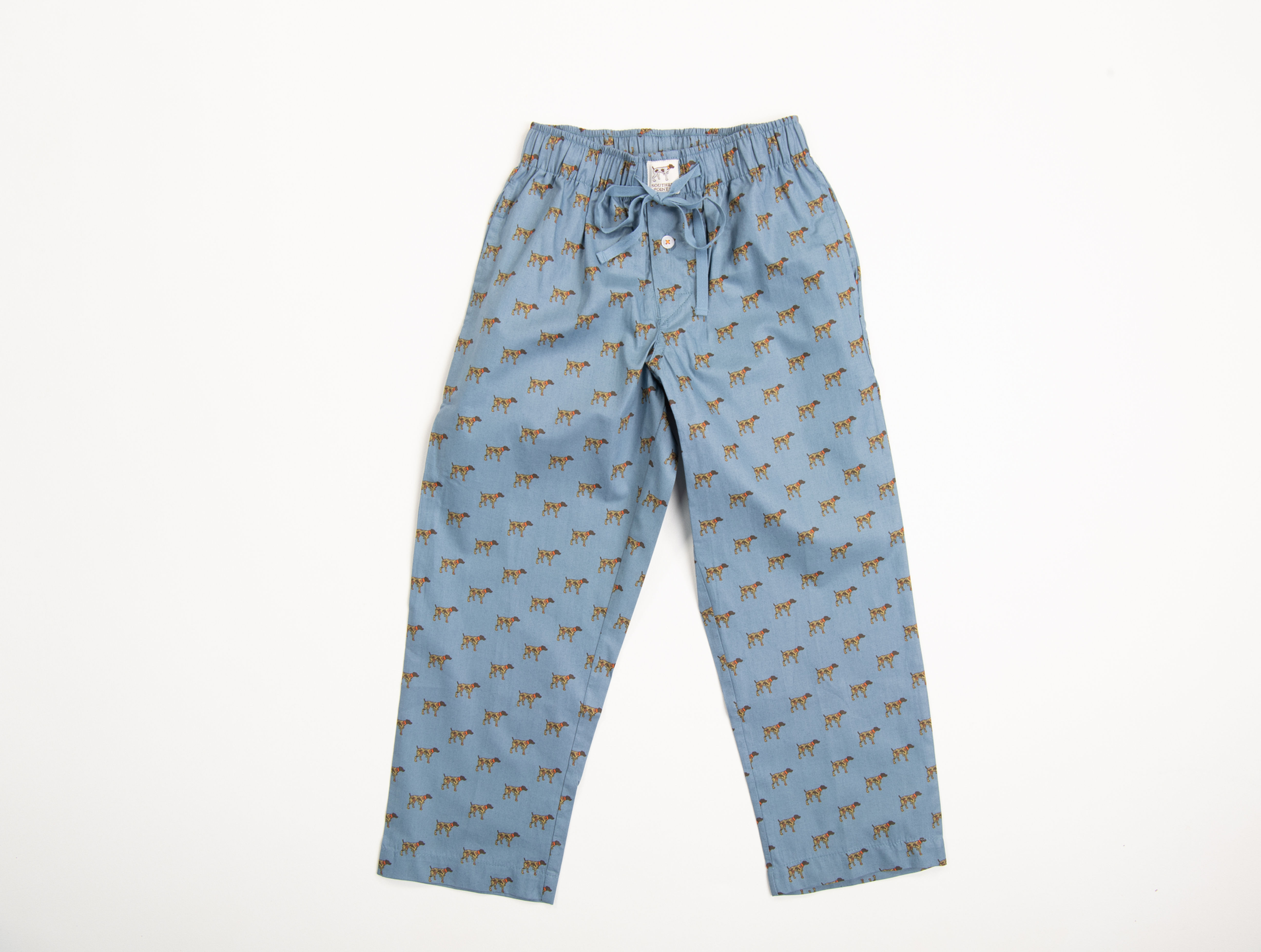 Youth Blue Camo Dog Lounge Pants
