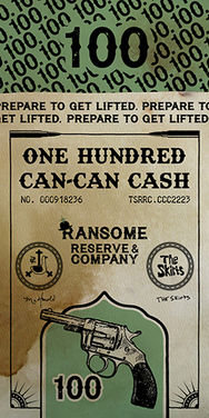 Can-Can Cash: $100