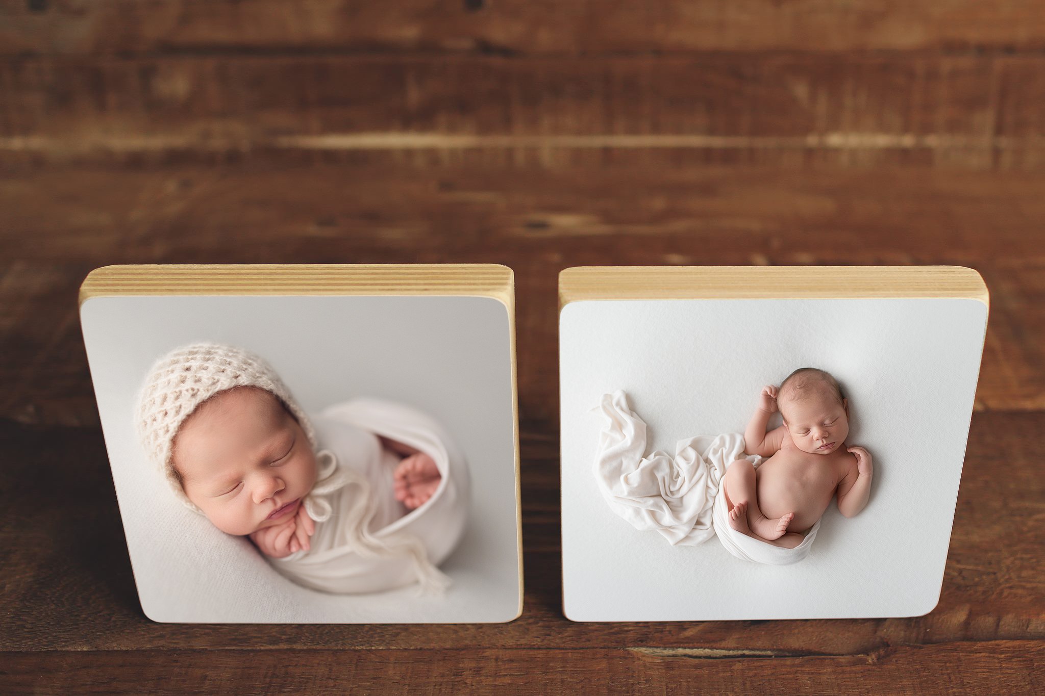 €95, 2 PHOTOBLOCKS SQUARE 20X20 CM