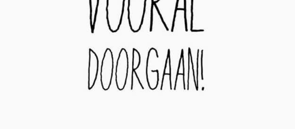 Oproep voor profeten: doorgaan !