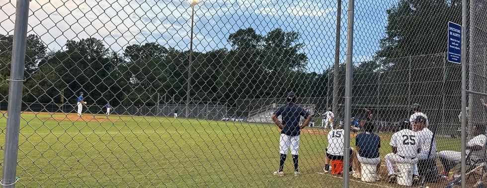 A D.C. Grays baseball game at Woodbridge High School