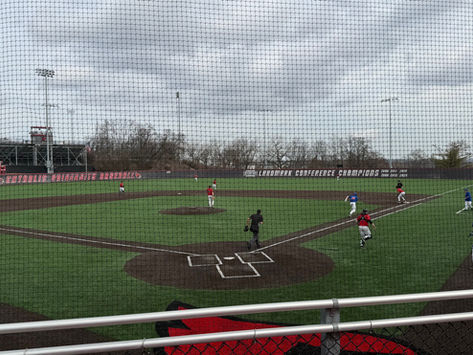 A baseball game at Talbot Field at Catholic University