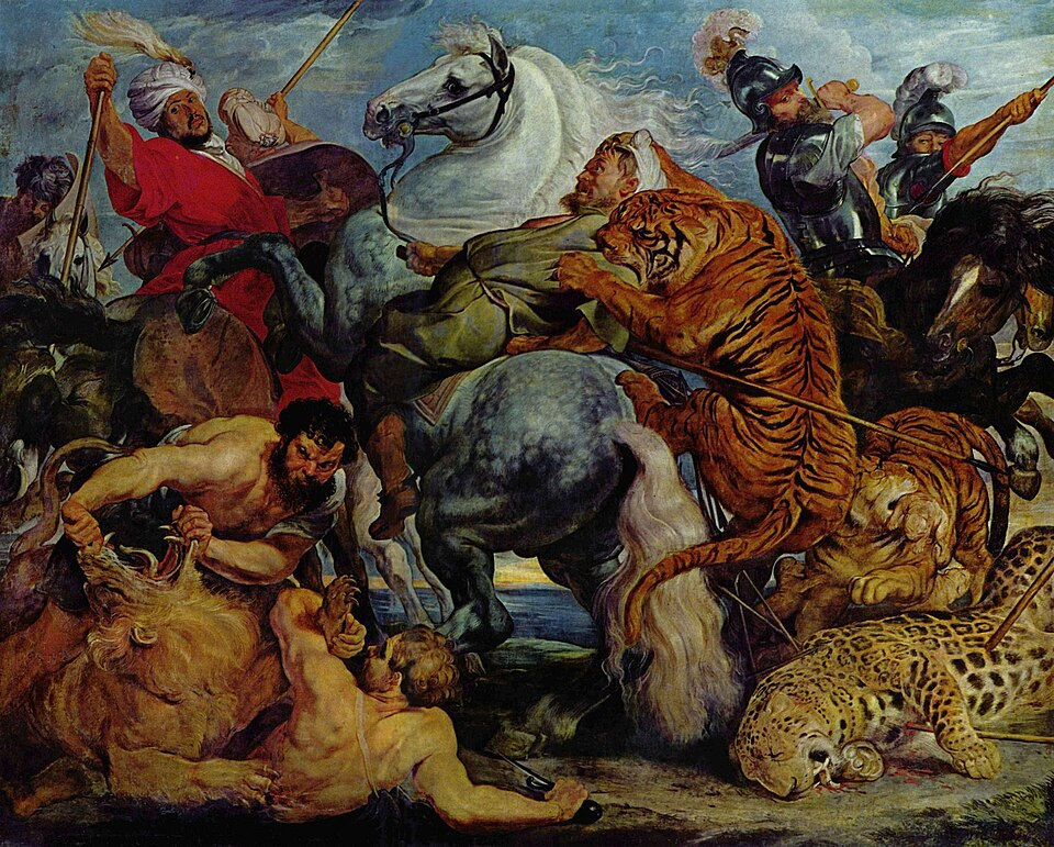 Rubens’ Lion Tiger and Leopard Hunt (1616-1617)