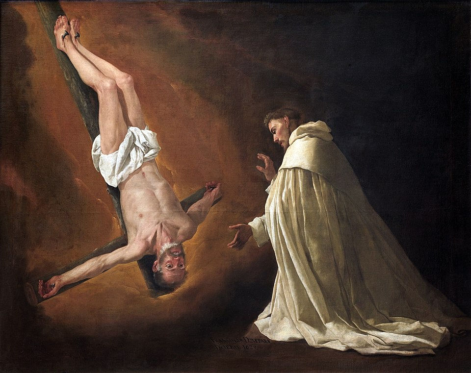 Francisco de Zurbarán’s Saint Peter Nolasco’s Vision of Saint Peter the Apostle (1629)