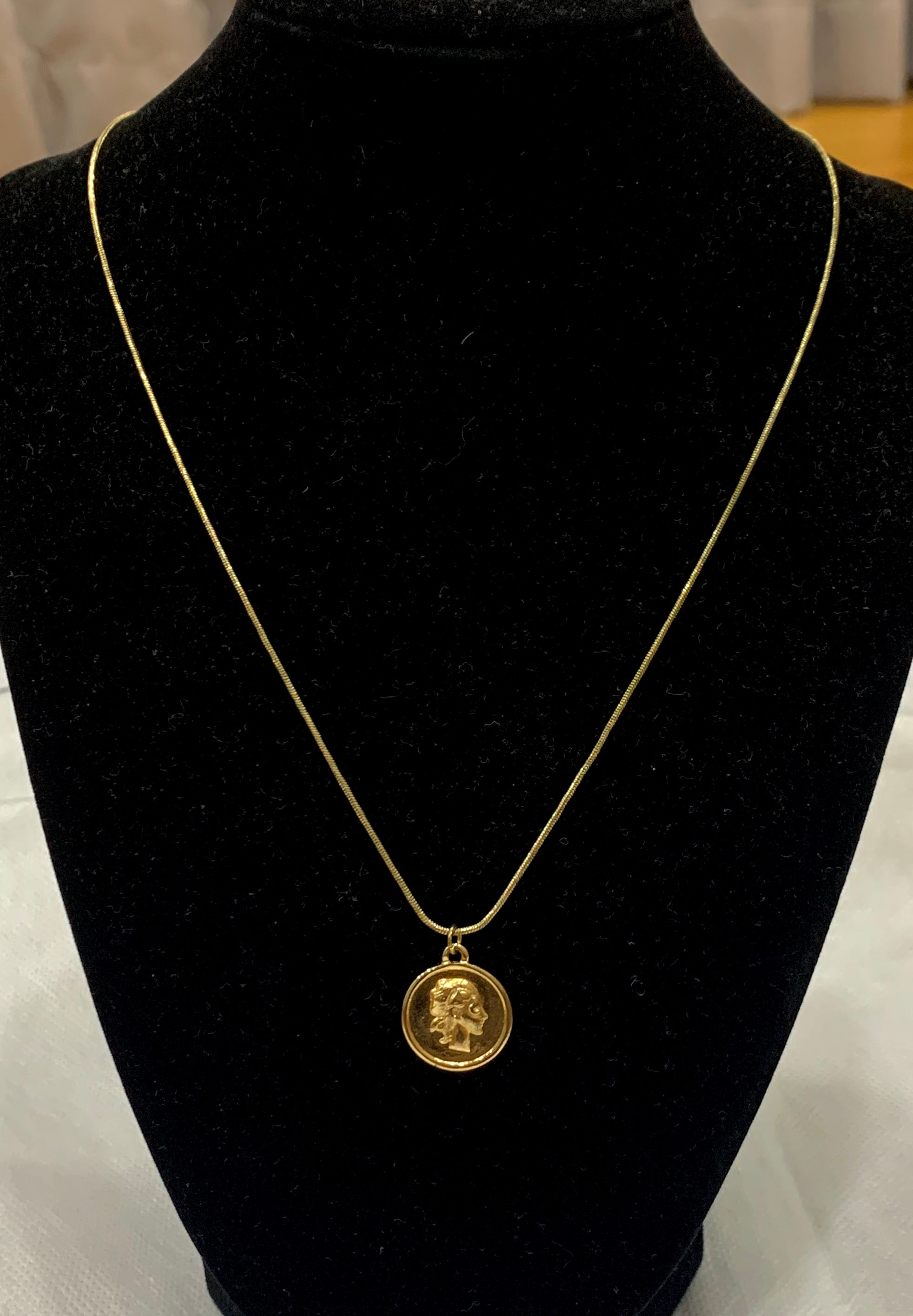 Gold Coin Necklace