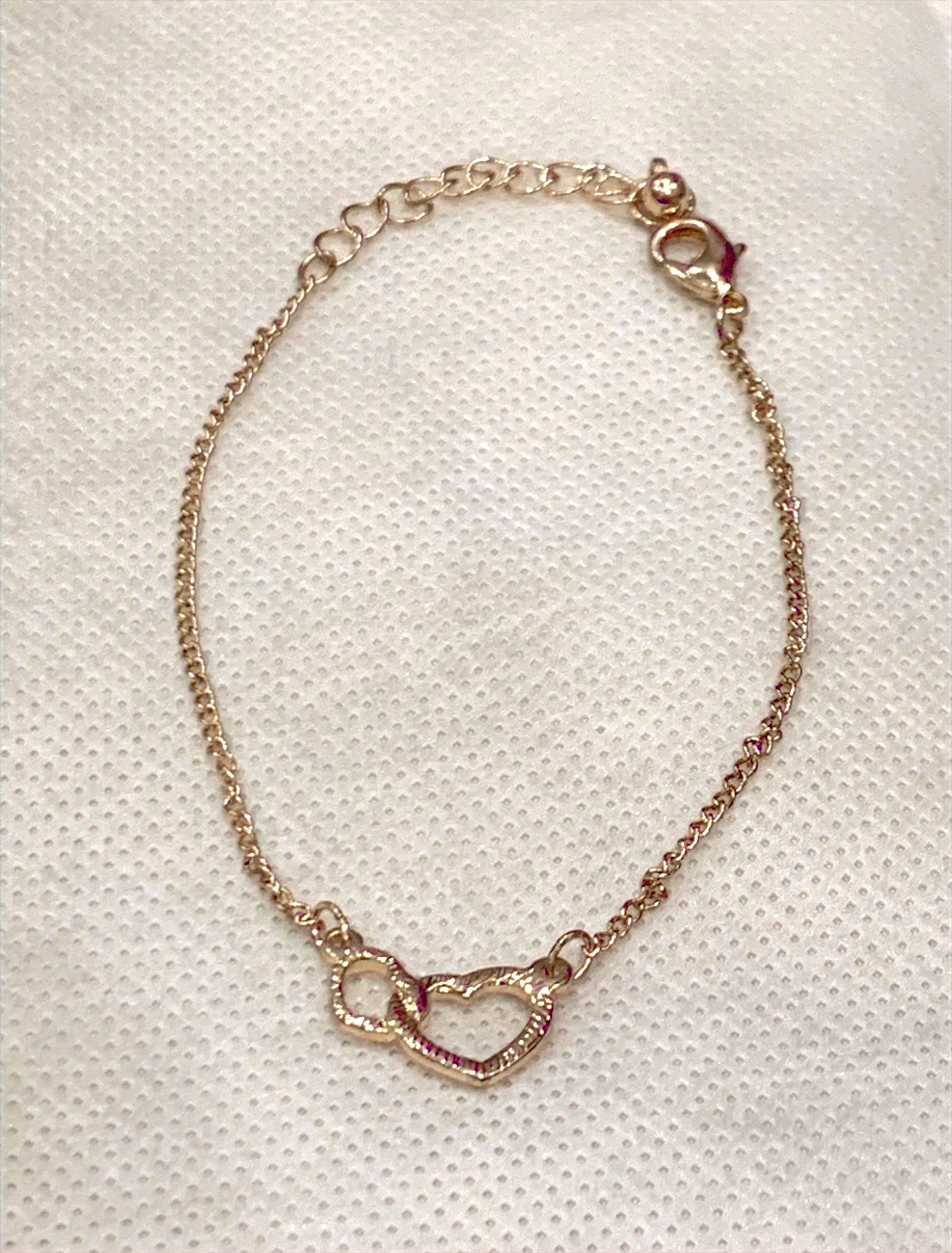 Gold Heart Anklet