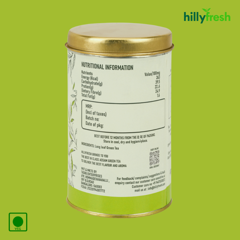 Thumbnail: ASSAM  LONG LEAF GREEN TEA(100gm)