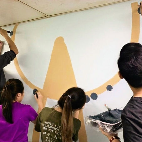 WEEK 2-11 : Dorsett Grand Mural Painting