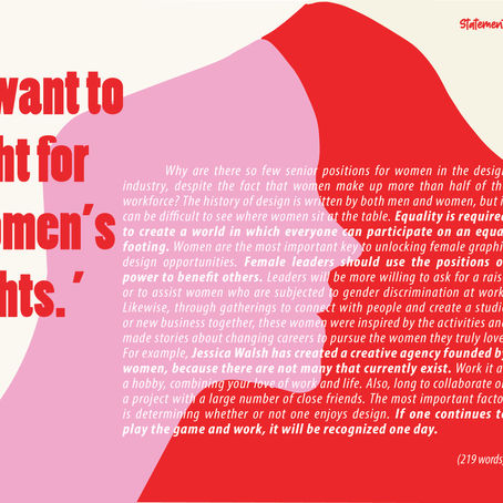 WEEK 5: PROGRESS & THE FINAL OF STATEMENT OF INTENT