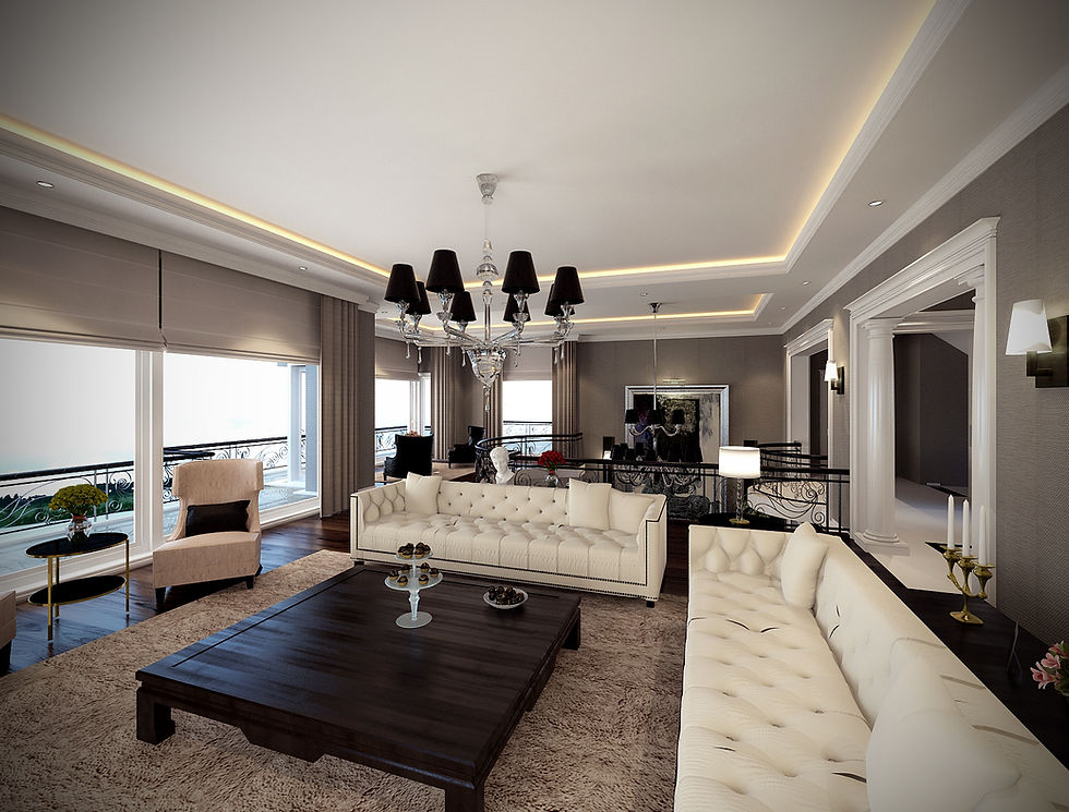 mezzanine floor living room