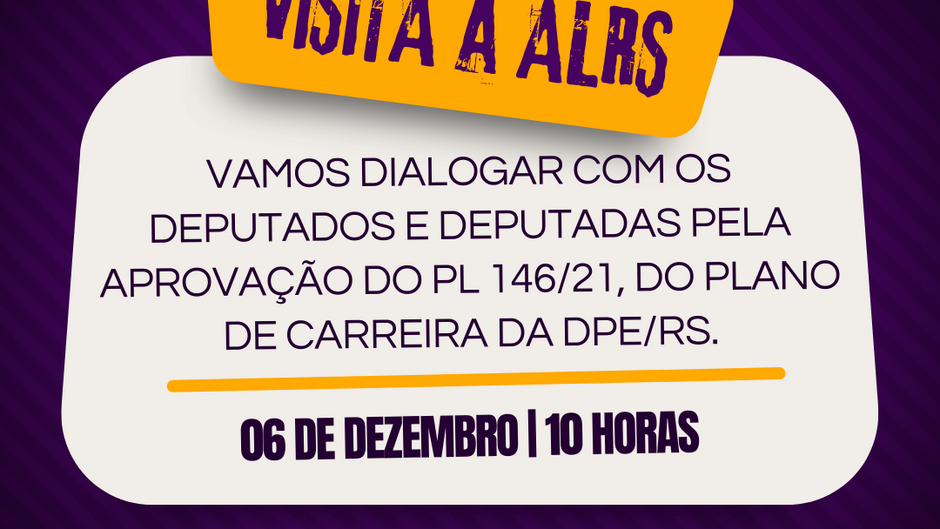 Visita à ALRS - 06 de dezembro
