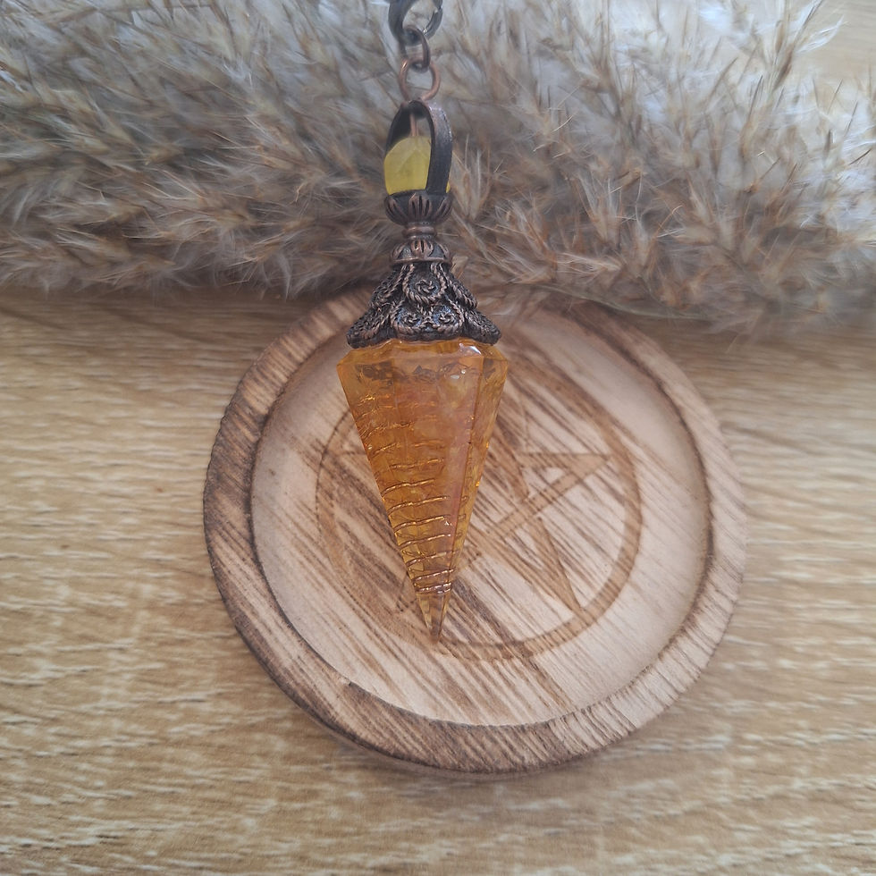 Miniature : Pendule Citrine