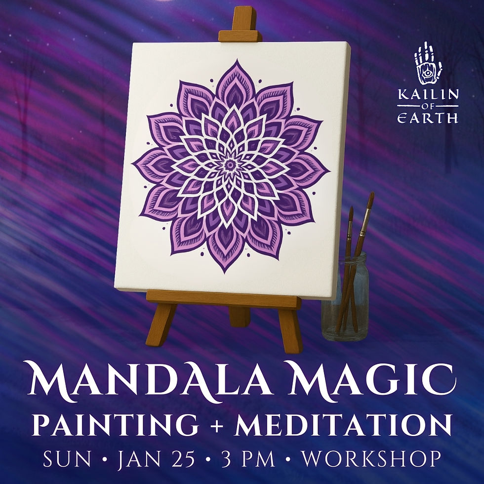 Mandala Magic: Painting + Meditation Workshop