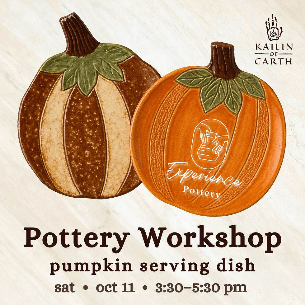 Pottery Workshop: Pumpkin Dish