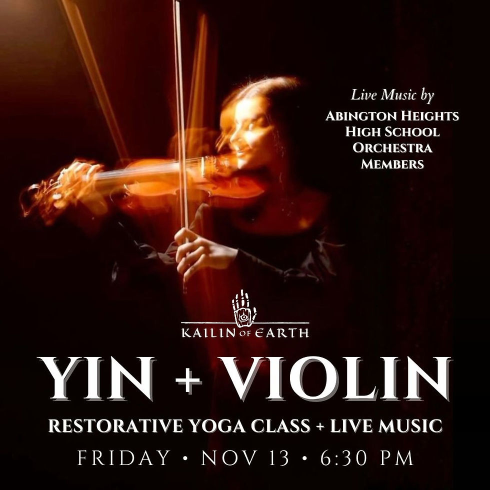 Yin + Violin: Live Music Yoga