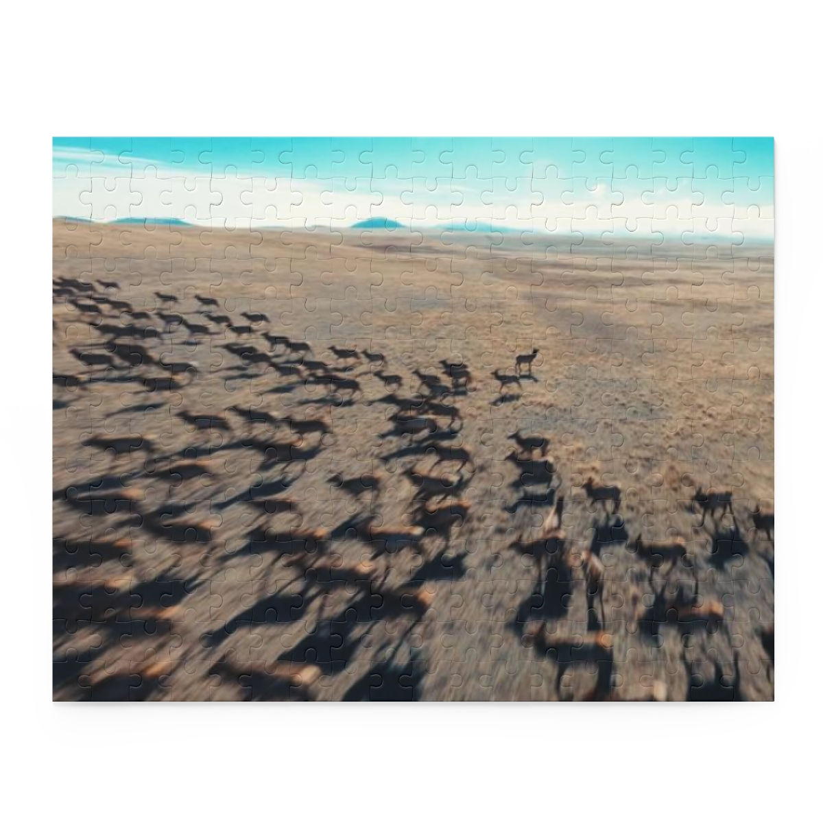 Puzzle (120, 252, 500-Piece), Colorado Elk Herd, Aerial Drone Photography