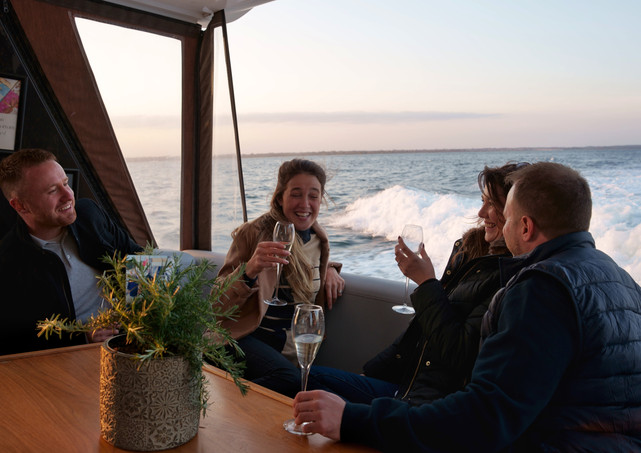 Charter yacht filming lifestlye video