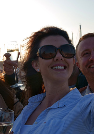 Charter yacht filming lifestlye video