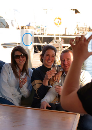 Charter yacht filming lifestlye video