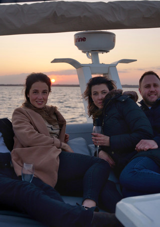 Charter yacht filming lifestlye video