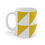 Thumbnail: Ceramic Mug 11 oz - Gold Triangles