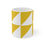 Thumbnail: Ceramic Mug 11 oz - Gold Triangles