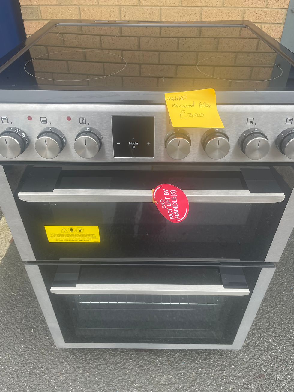 Thumbnail: KENWOOD KDC60SS25 60 cm Electric Ceramic Cooker with AirFry - Inox