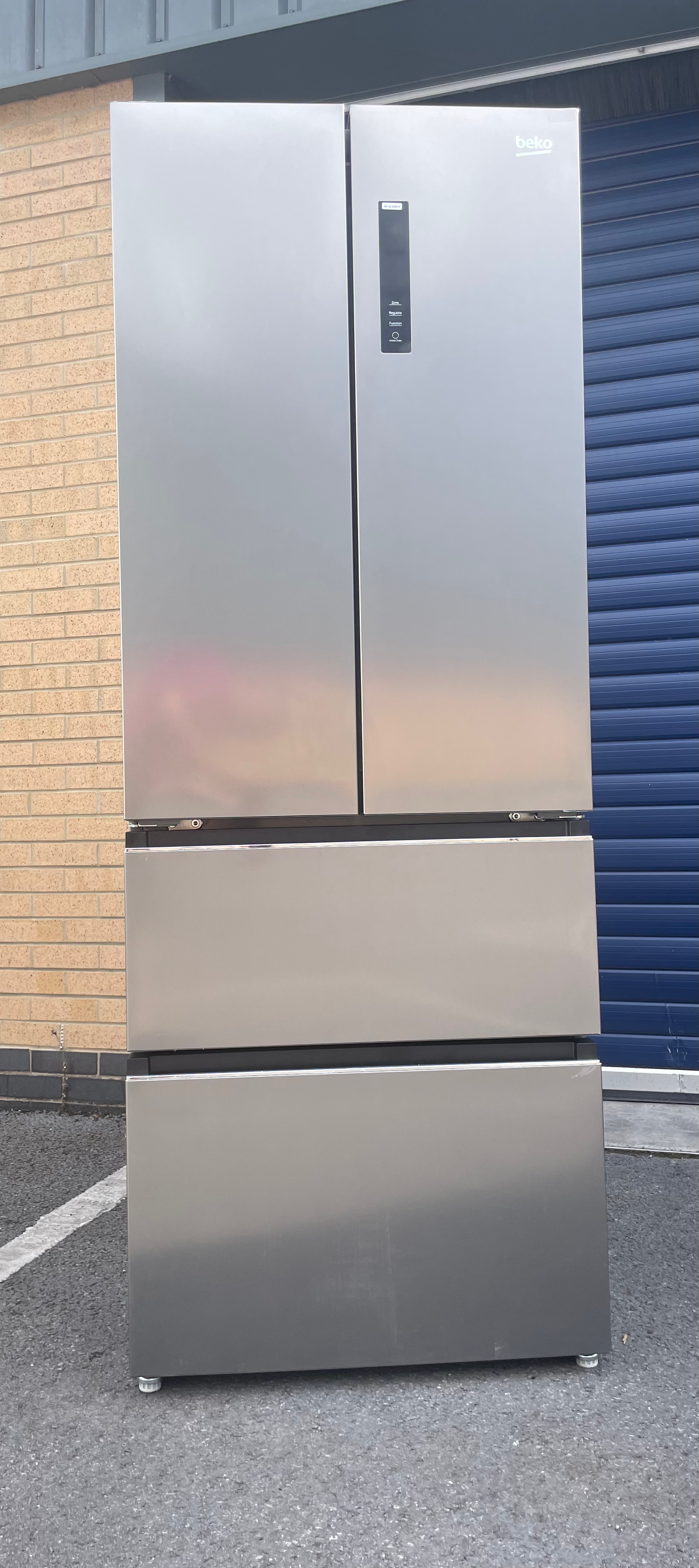 BEKO GN14790PX FRIDGE FREEZER - Brushed Steel