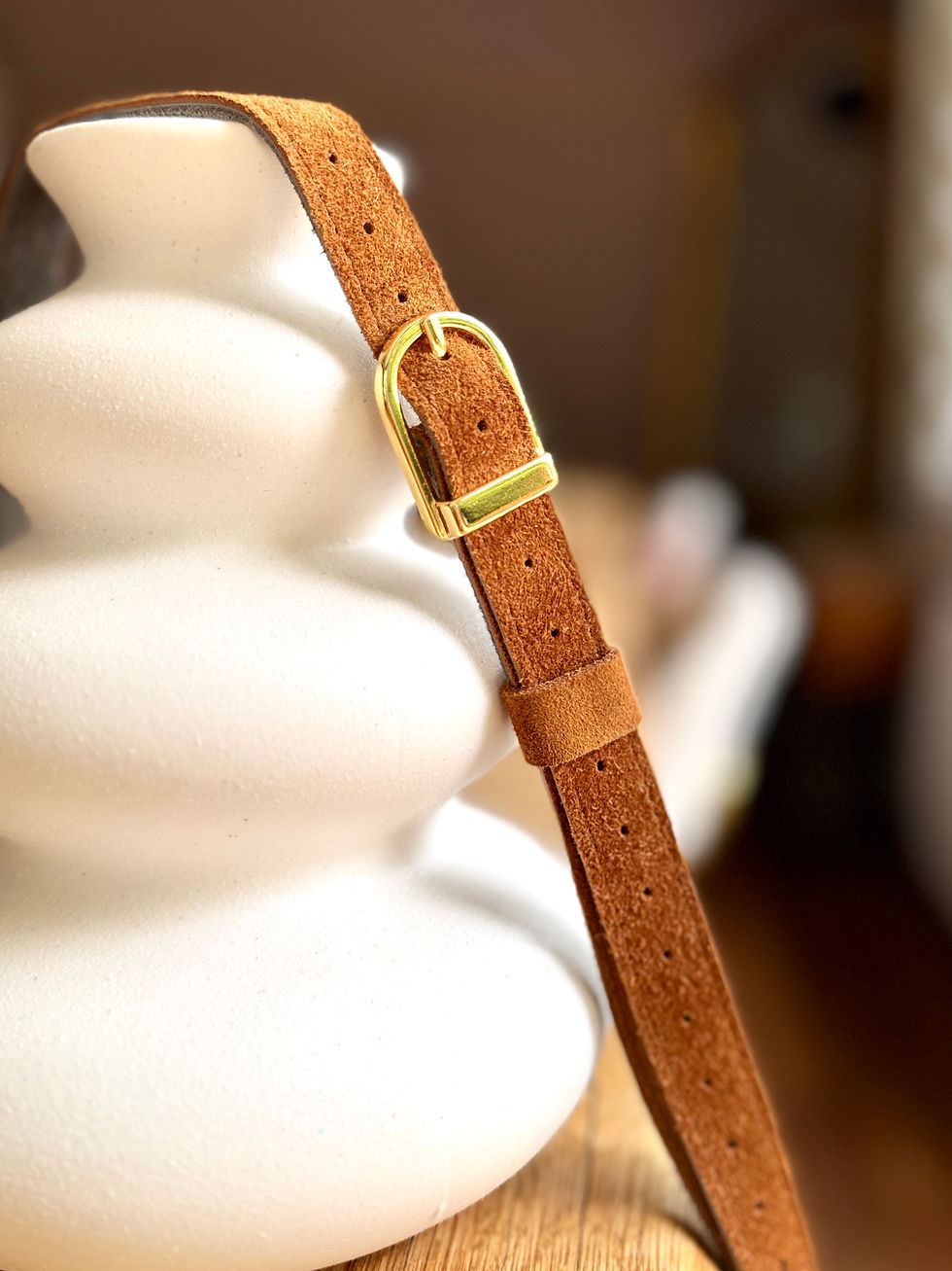 Ceinture JOY •daim camel