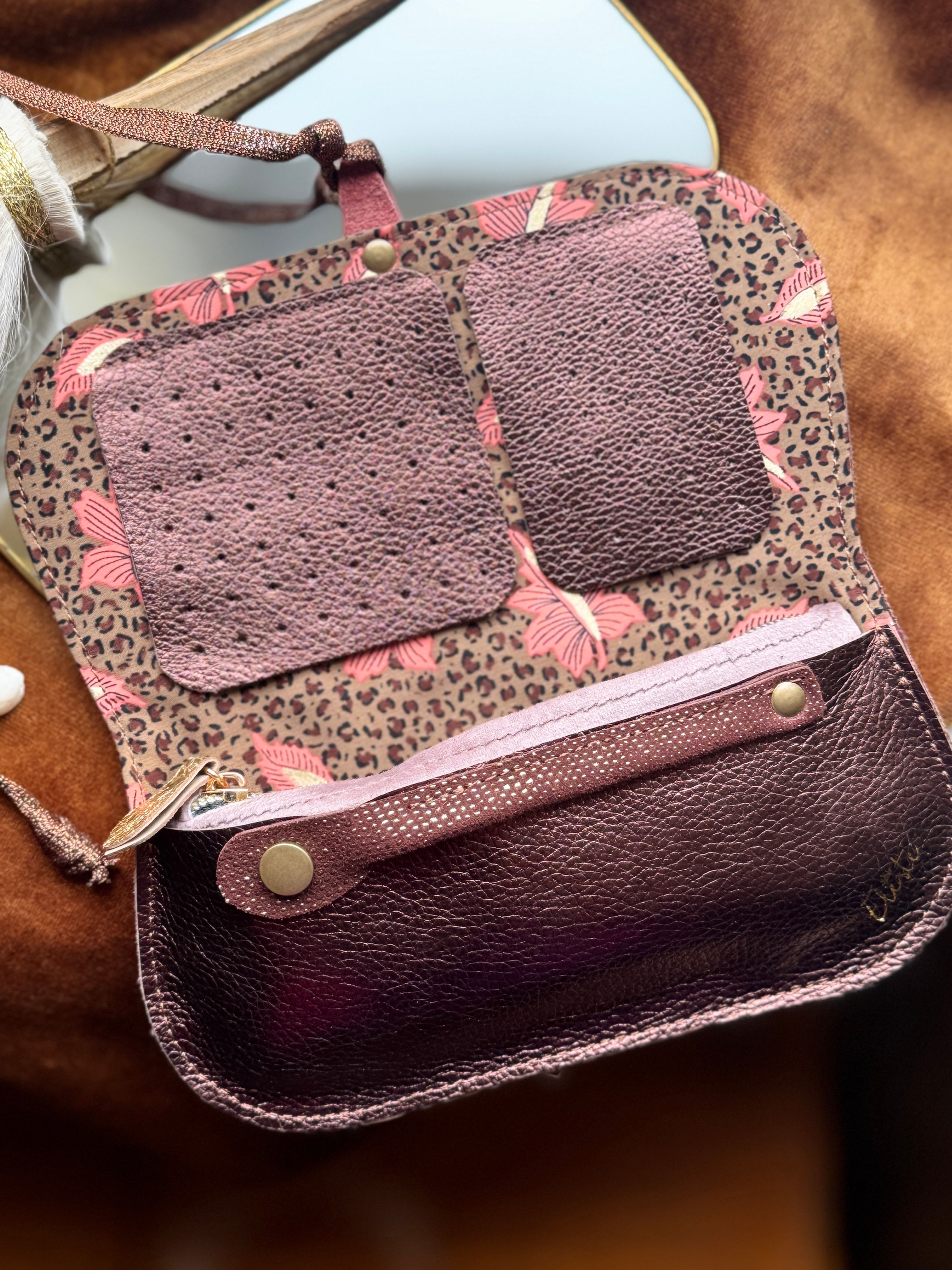 Pochette bijoux de voyage Brown 