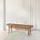 Thumbnail: Ellery Woven Leather Bench Seat