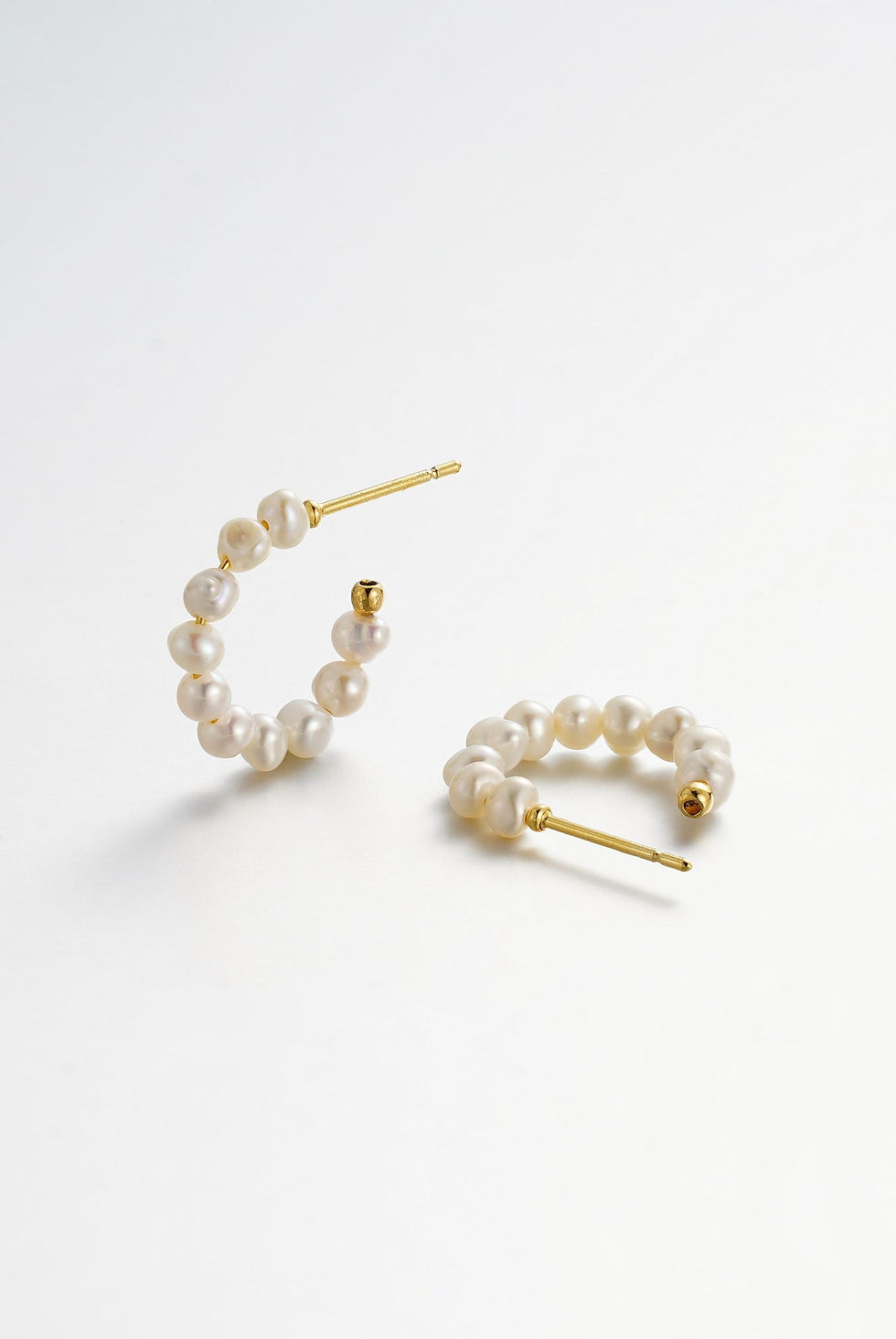 Thumbnail: Ally Hoop - Pearl | Gold