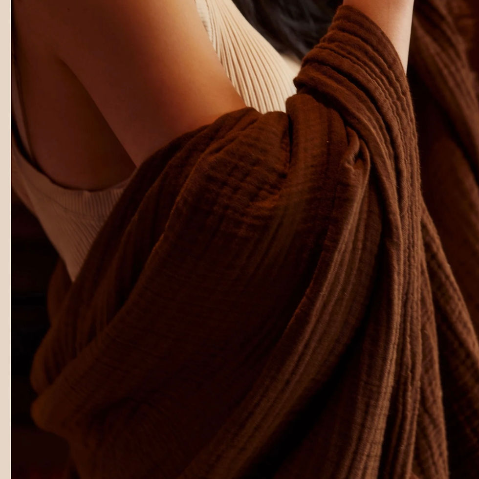 Thumbnail: Cotton Throw | Chocolate
