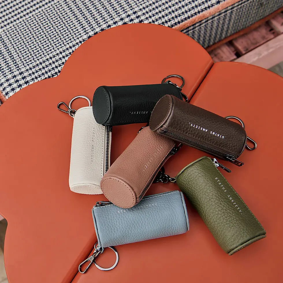 Thumbnail: Escape Leather Pouch - Khaki