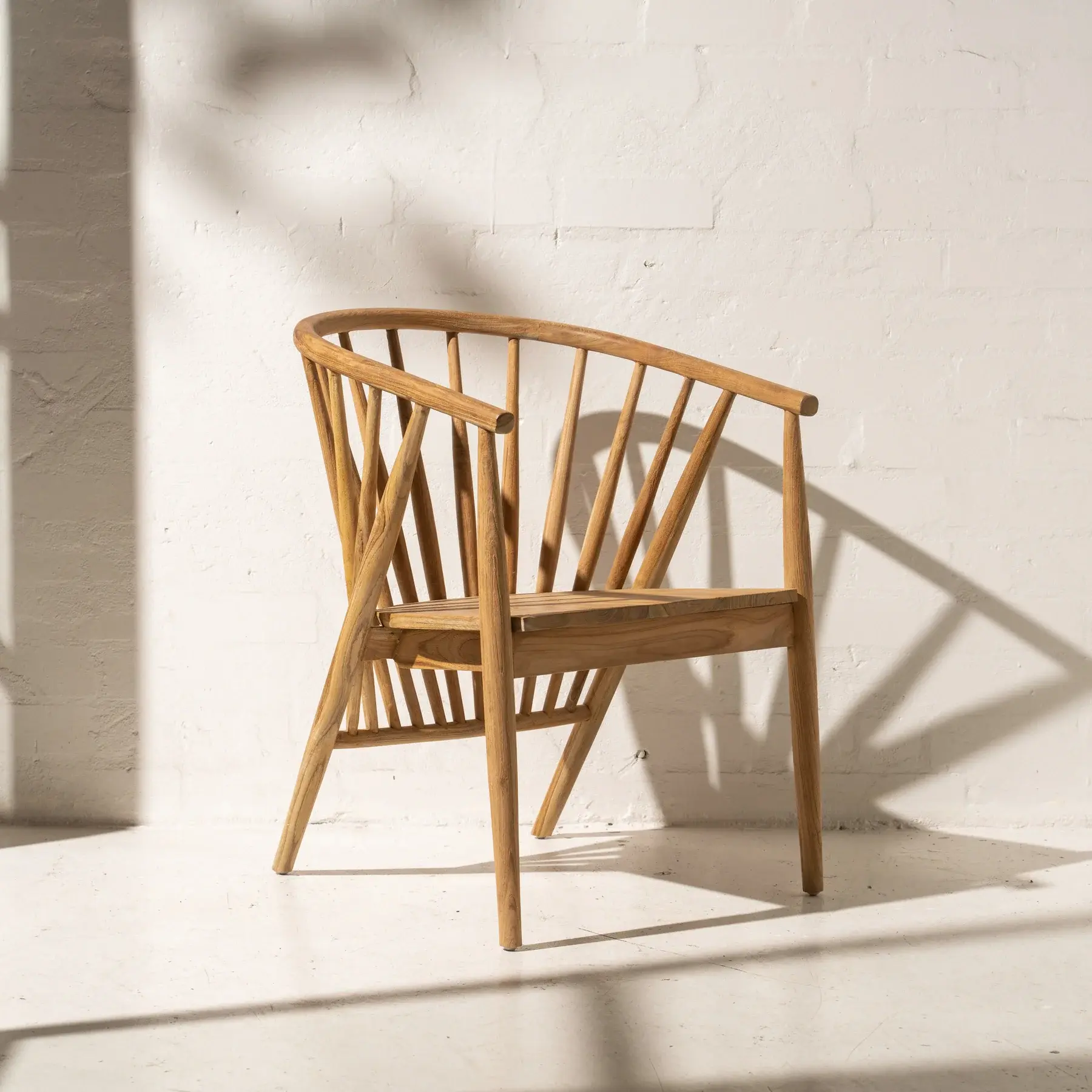 Asta Angular Armchair - Natural