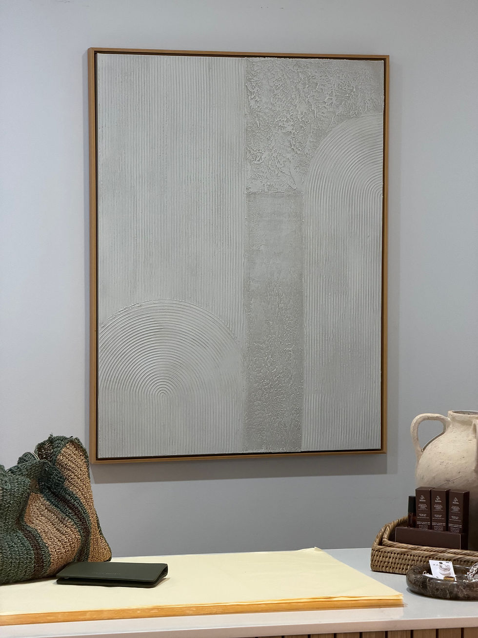 Thumbnail: Contour Texture 1 Artwork Framed 