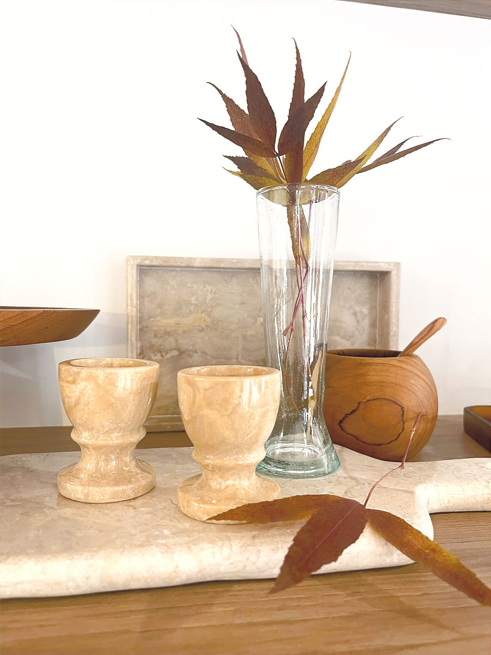 Amhara Onyx Egg Cup Holders
