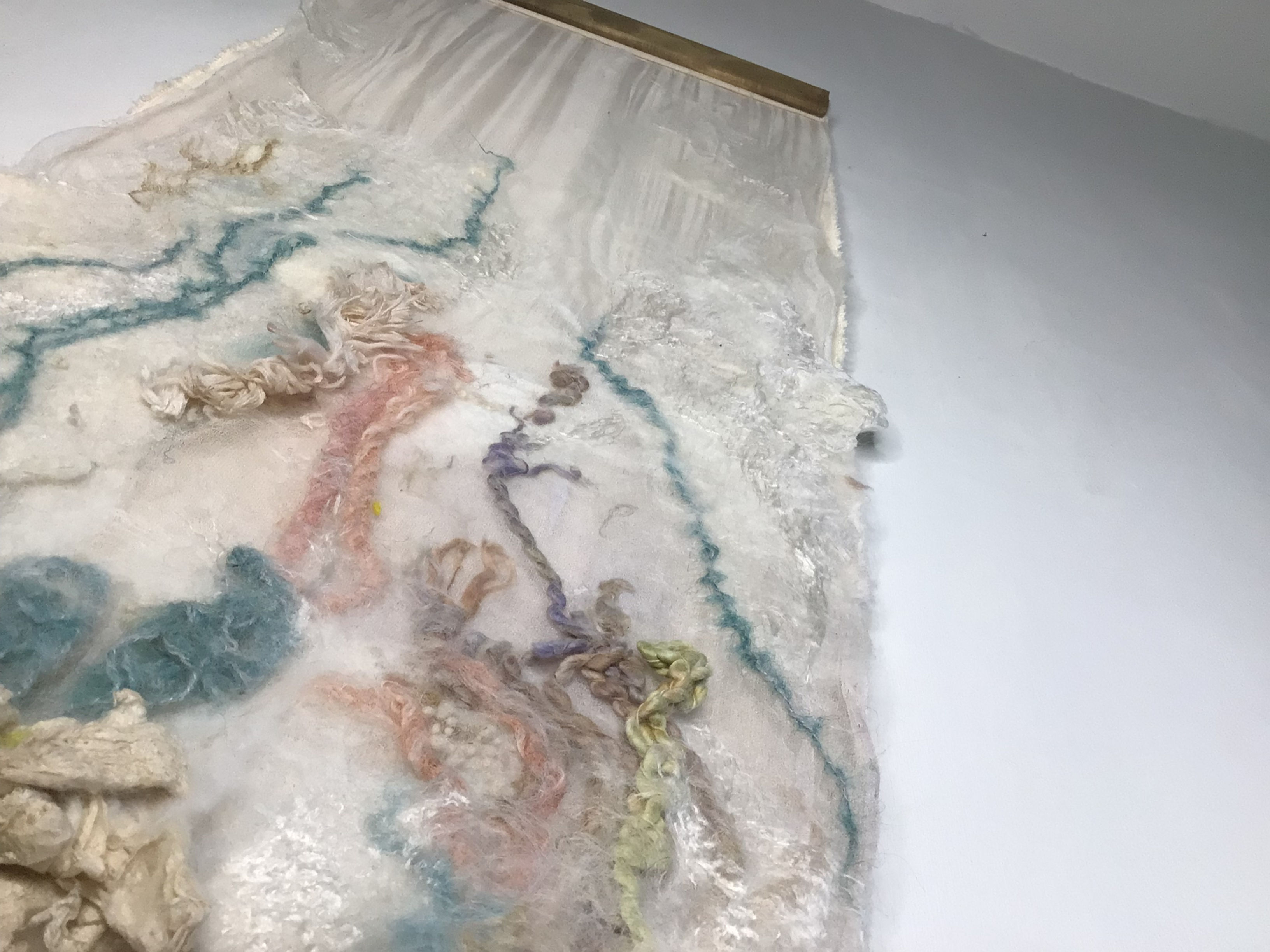 Under the sea. Textile art.