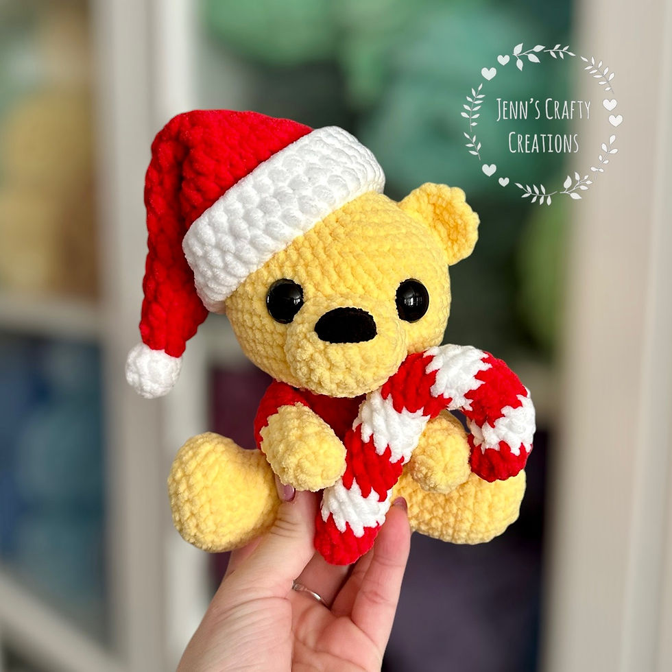 Thumbnail: Barry The Sitting Bear - CROCHET PATTERN
