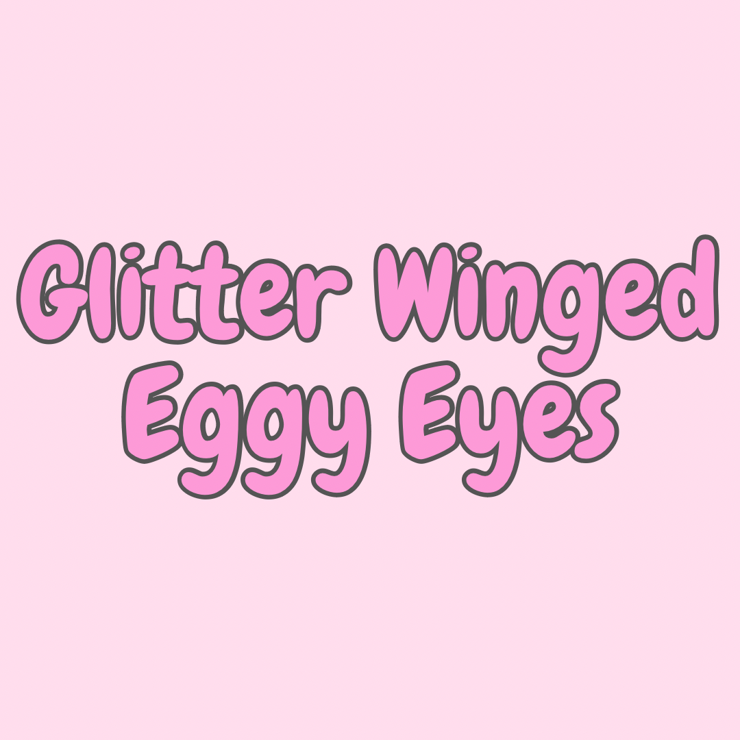 Glitter Winged Eggy Eyes (3-pack)