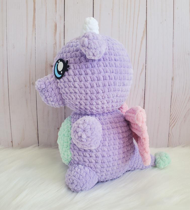Thumbnail: Dexter the Dragon - CROCHET PATTERN