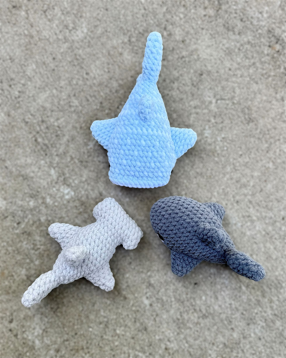 Thumbnail: Shark Pattern Pack - CROCHET PATTERN