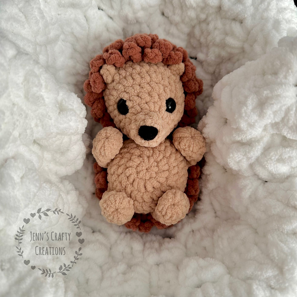 Thumbnail: Henry The Baby Hedgehog - CROCHET PATTERN