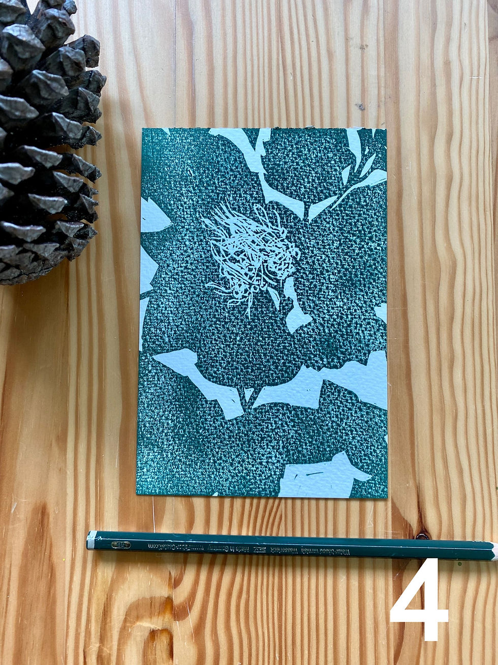 Thumbnail: Florida Keys Thoroughwort block prints 