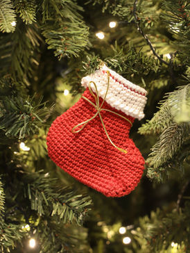 Christmas Stocking Tree Ornament