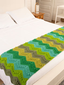 Greenery Bed Runner