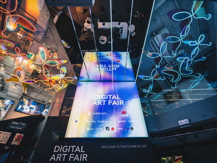 DIGITAL ART FAIR’S DONATION TO INDRA AND HARRY BANGA GALLERY 