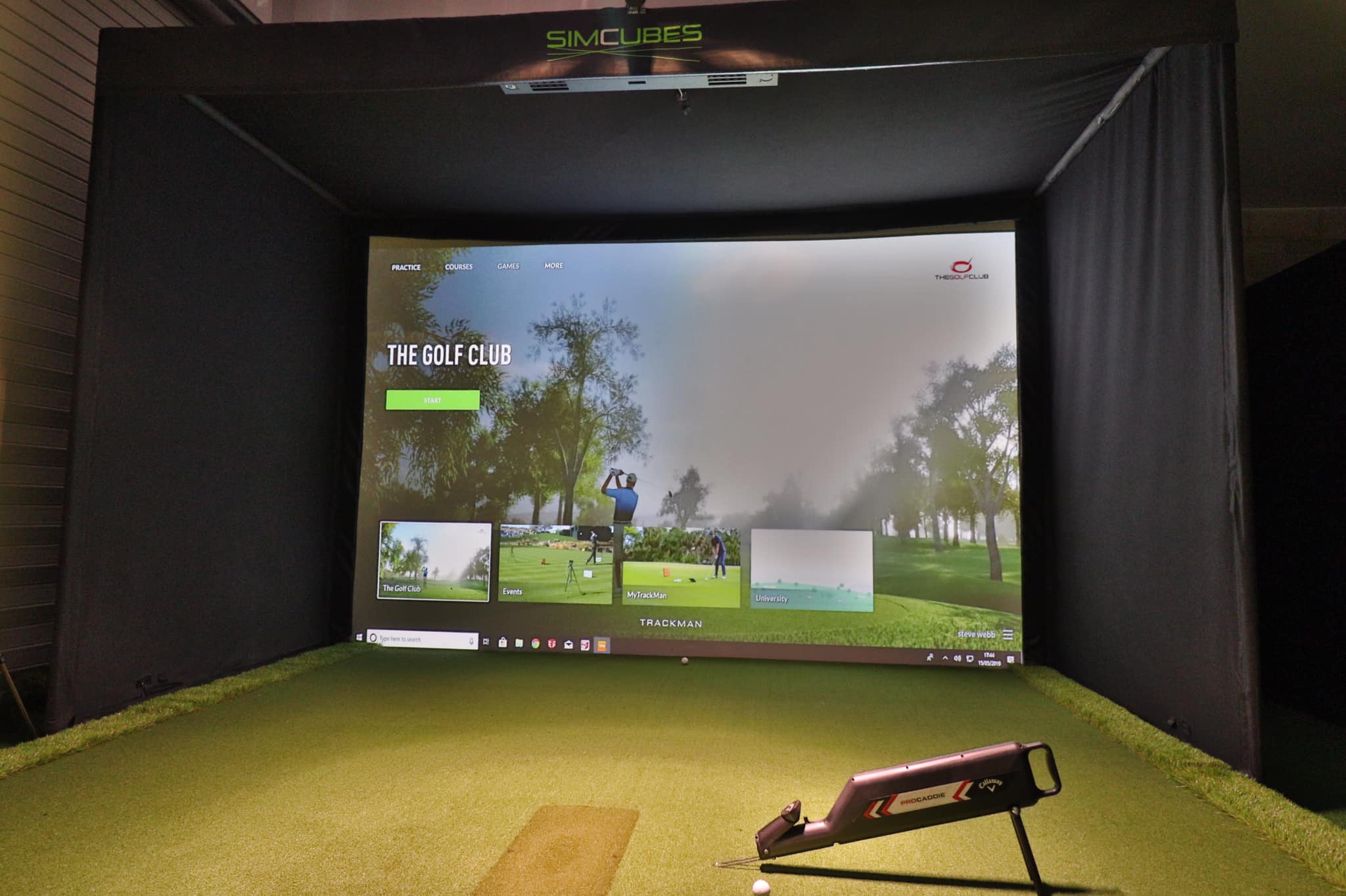 Golf Simulator Enclosures Simulatedsports.ie